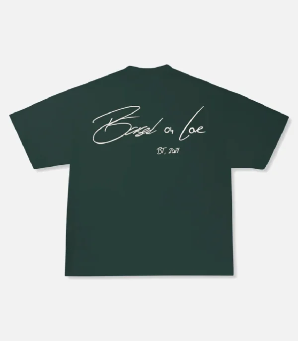 99 Based Signature T-Shirt Green