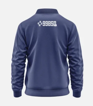 99 Based Sports Zipper Jacket – Navy Blue